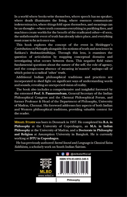 Indian Perspectives on Martin Heidegger's Event: A Cross-Cultural Inquiry into Truth and Nescience