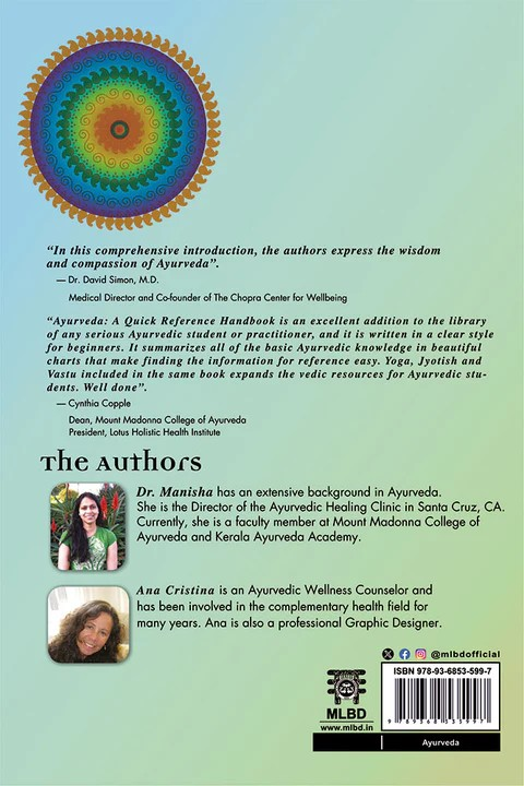 Ayurveda A Quick Reference Handbook